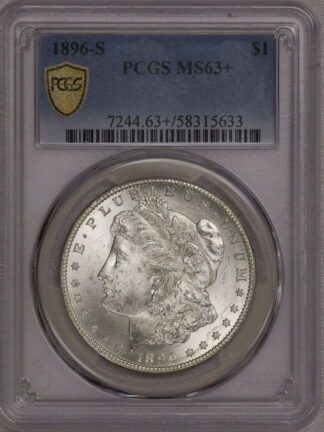 1896-S Morgan Dollar PCGS MS63+