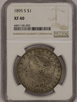1895-S Morgan Dollar NGC XF40