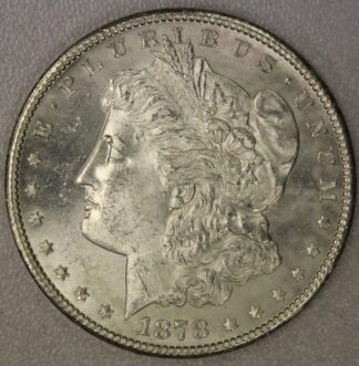 AUCTION-   1878-S Morgan Dollar Uncirculated