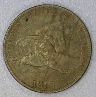 AUCTION-   1857 Flying Eagle Cent Very Fine Cleaned