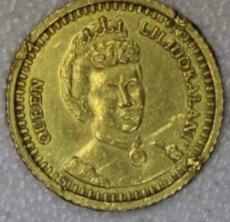 AUCTION-  Undated Hawaii 24 Karat Gold Token 1.5 Grams .999 Gold Ex-Jewelry