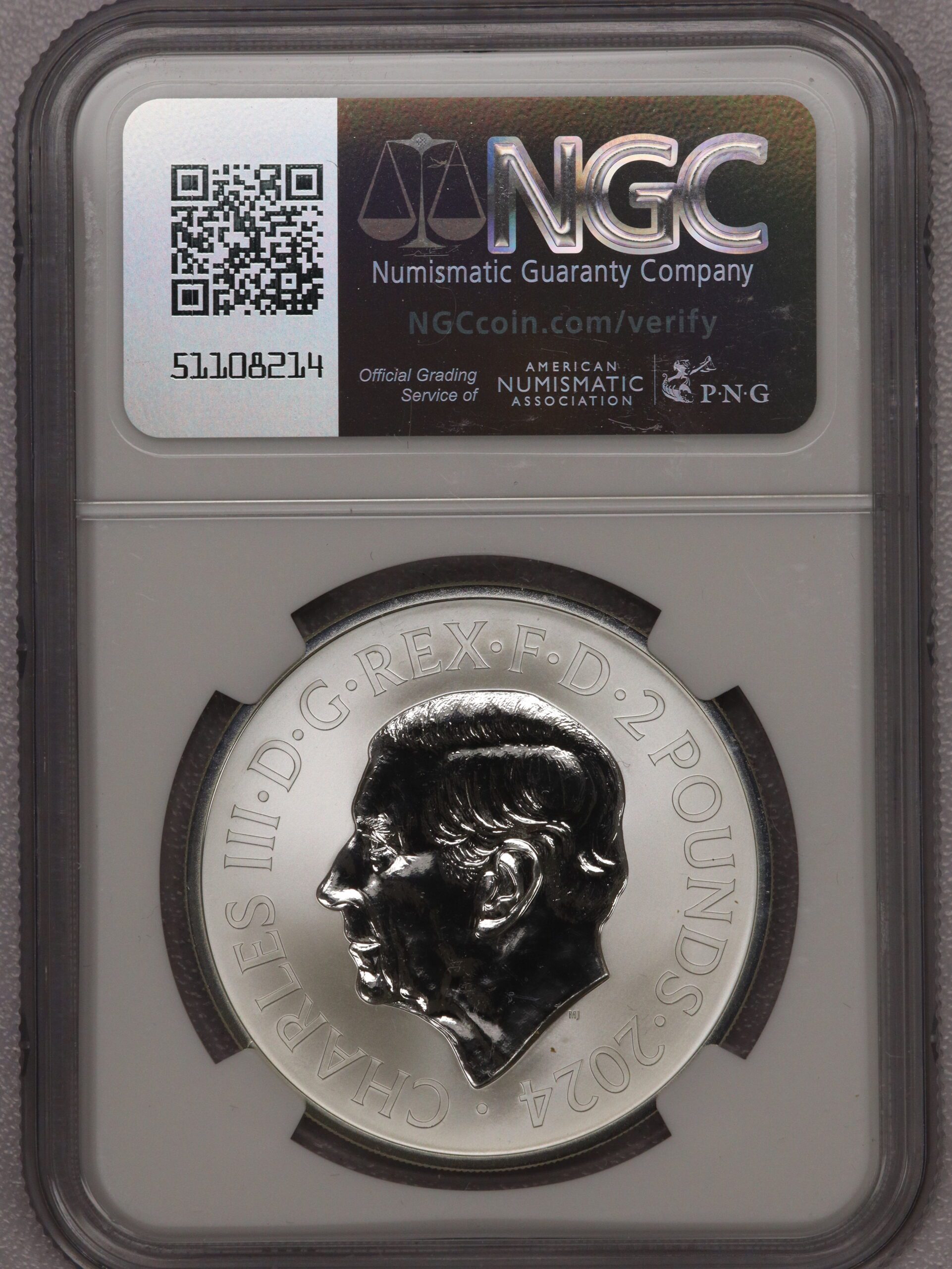 2025 Britannia 1 oz Silver Liberty Bell Privy G. Britain PF70 - Image 2