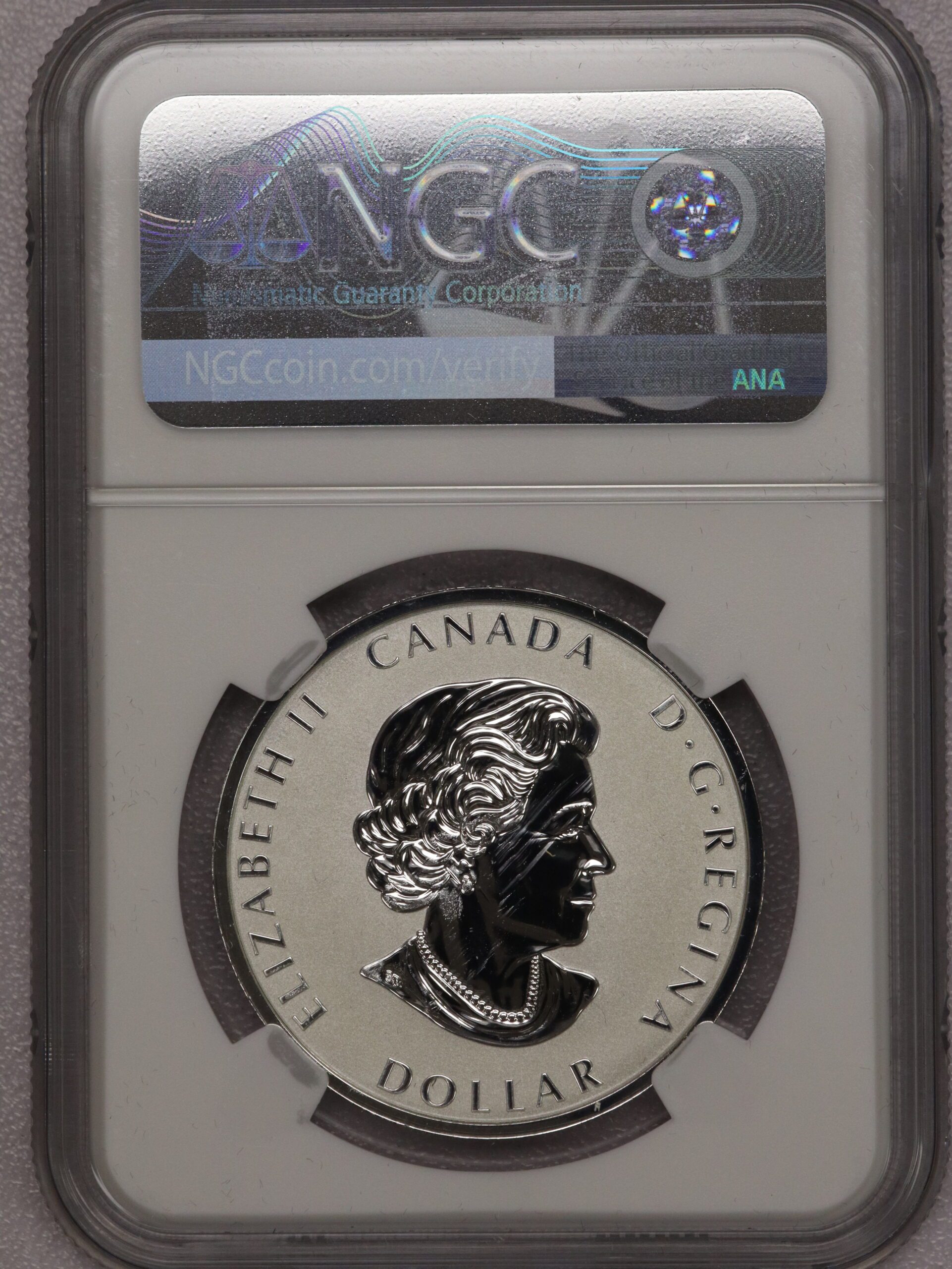 2021 1 oz Silver Peace Dollar Canada PF70 NGC Taylor Signed Label - Image 2