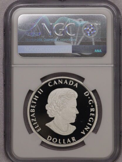 2022 カナダ プラチナジュビリー $1 銀貨 NGC PF70UC FR 2022 1 oz Silver Peace Dollar Canada PF70 NGC Maple Leaf White