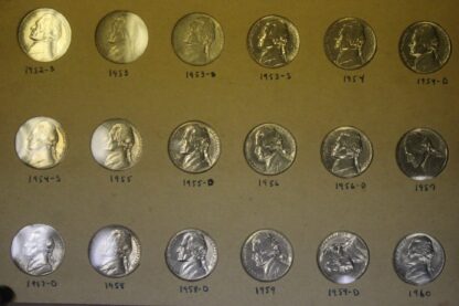 1938-1964 Jefferson Nickel Set in Vintage Meghrig Album