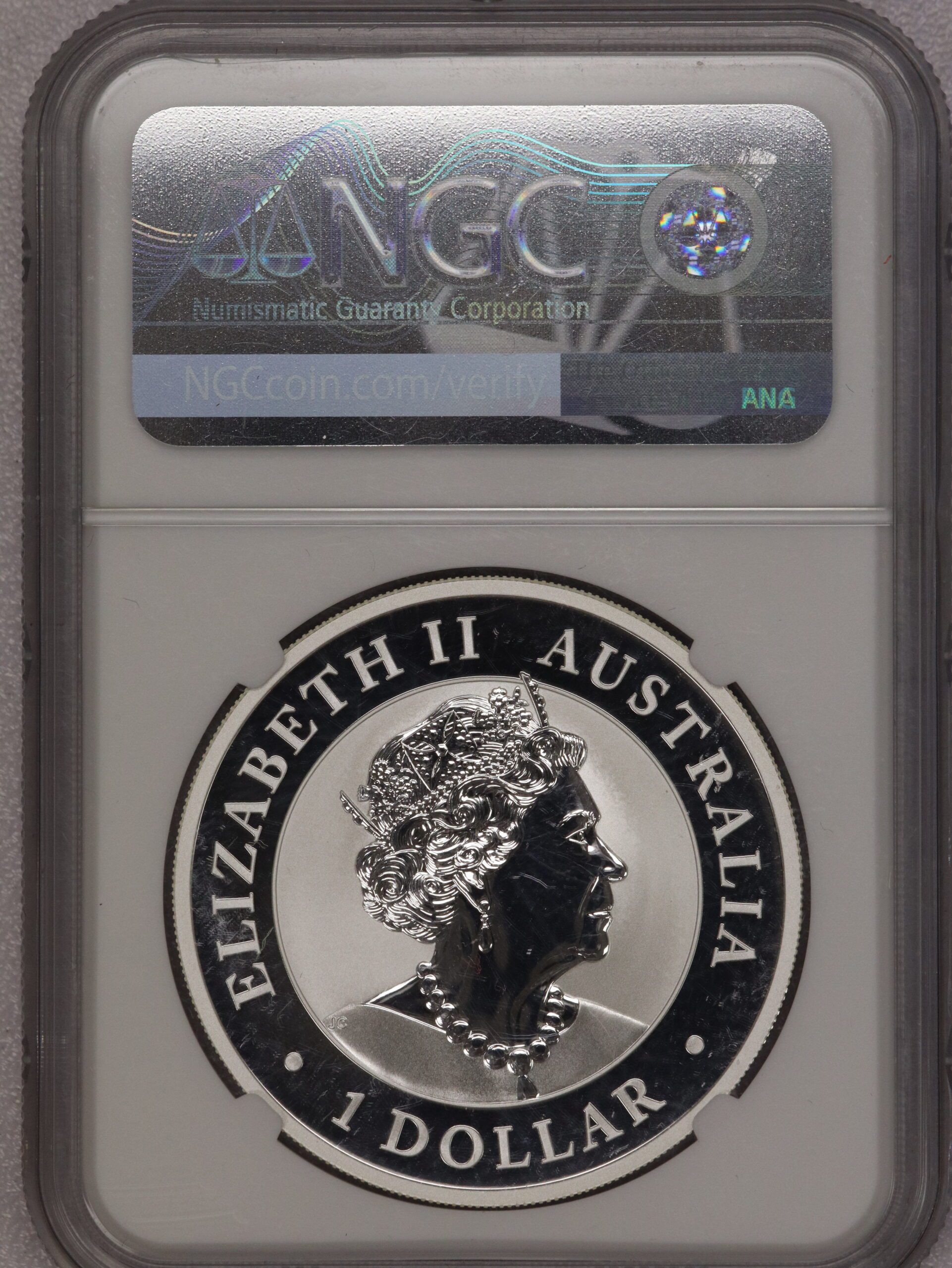 2020P Australia $1 Wedge-Tailed Eagle NGC MS70 - Image 2