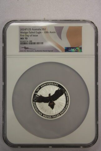 2024 Australian Wedge-Tailed Eagle 2 Oz NGC FDOI MS70