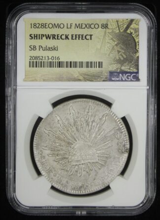 1828 EOMO LF Mexico 8R Shipwreck Effect SB Pulaski