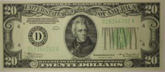 AUCTION-   1934 Twenty Dollar Federal Reserve Note Cleveland District AU