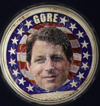 AUCTION-   2000 Colorized Silver Eagle Al Gore