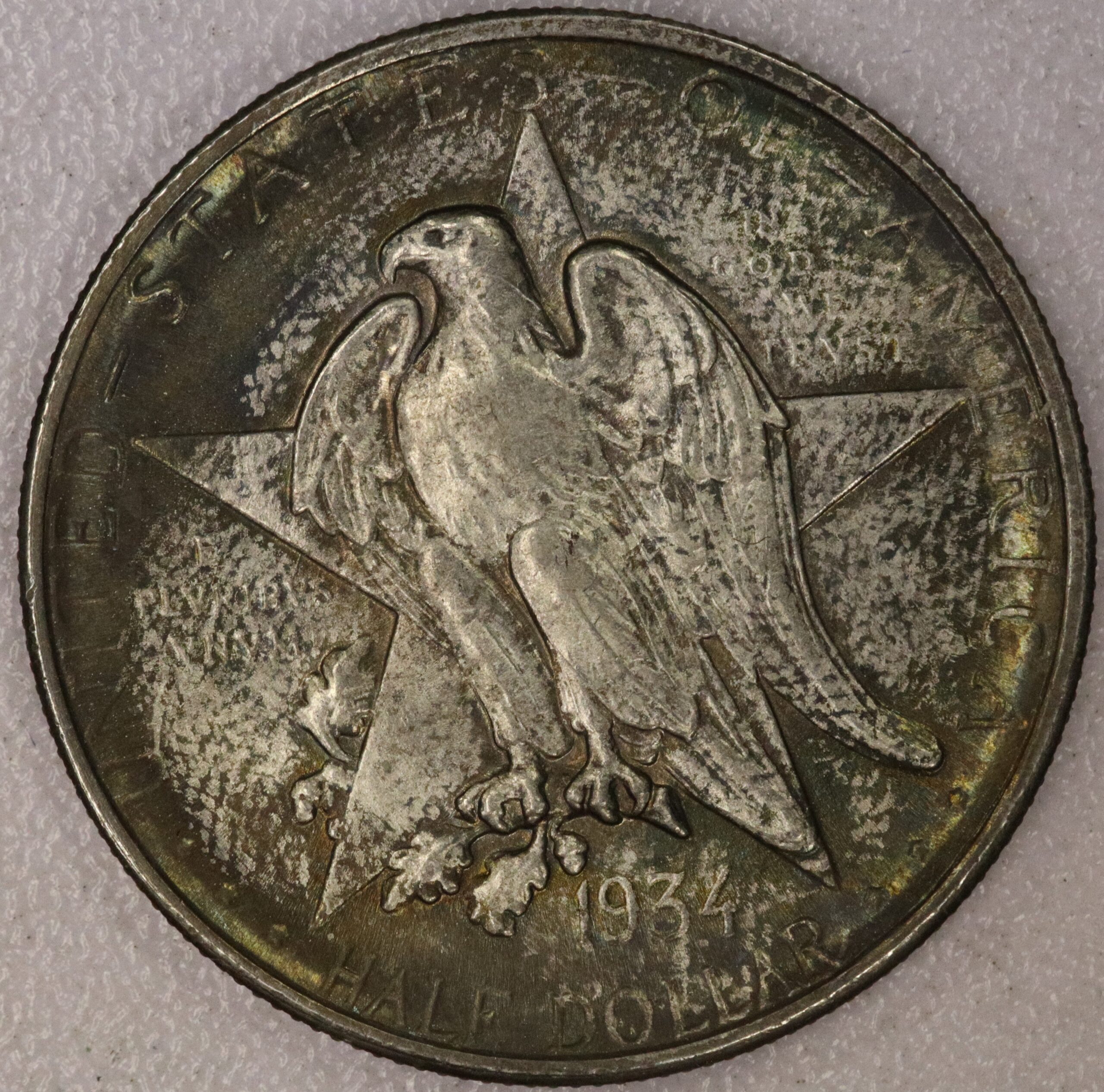 Auction - 1834 Texas Half Dollar Silver Commemorative