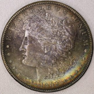 Auction - 1902 O Morgan Dollar Artificially Toned