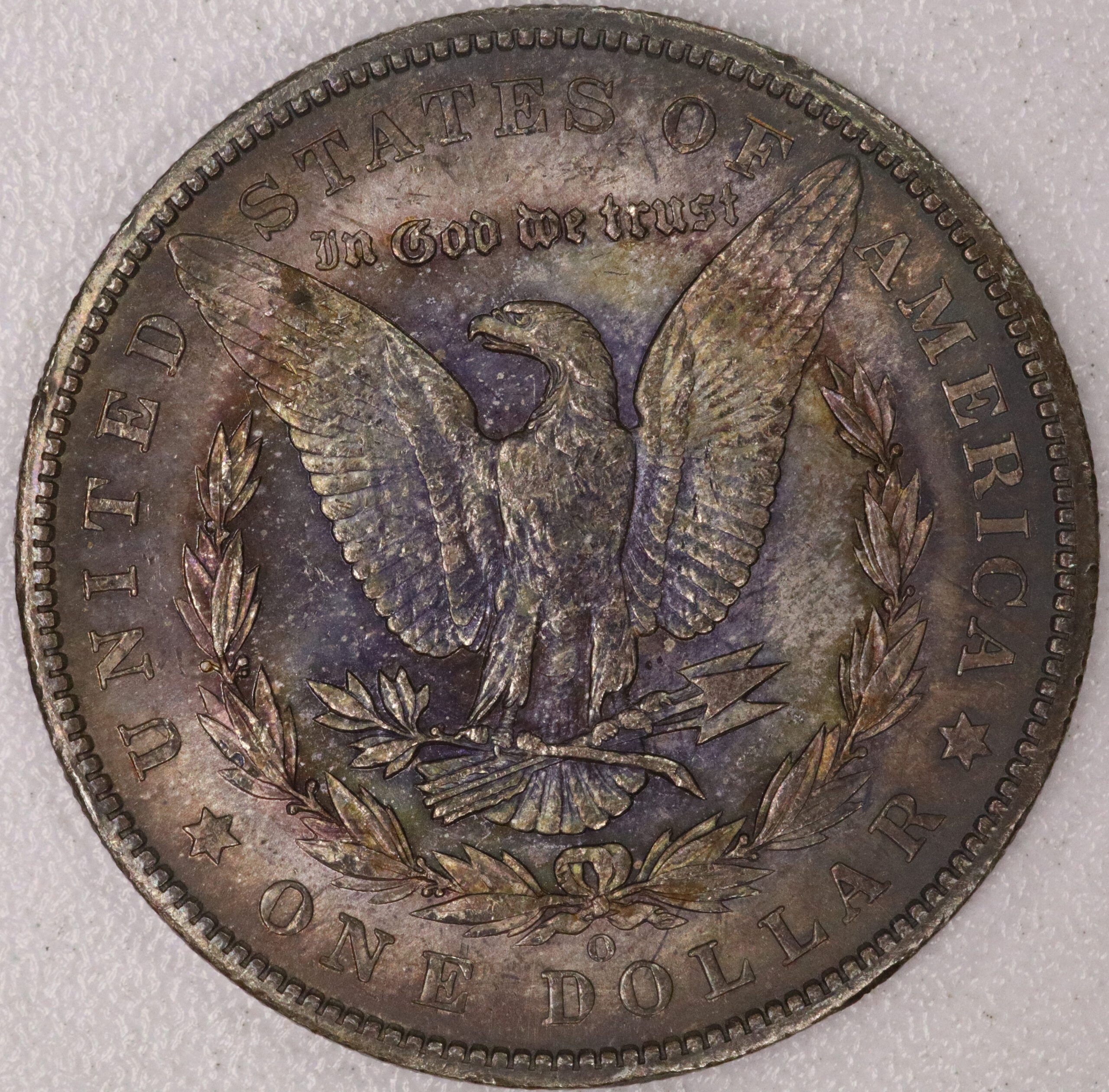 Auction - 1902 O Morgan Dollar Artificially Toned - Image 2