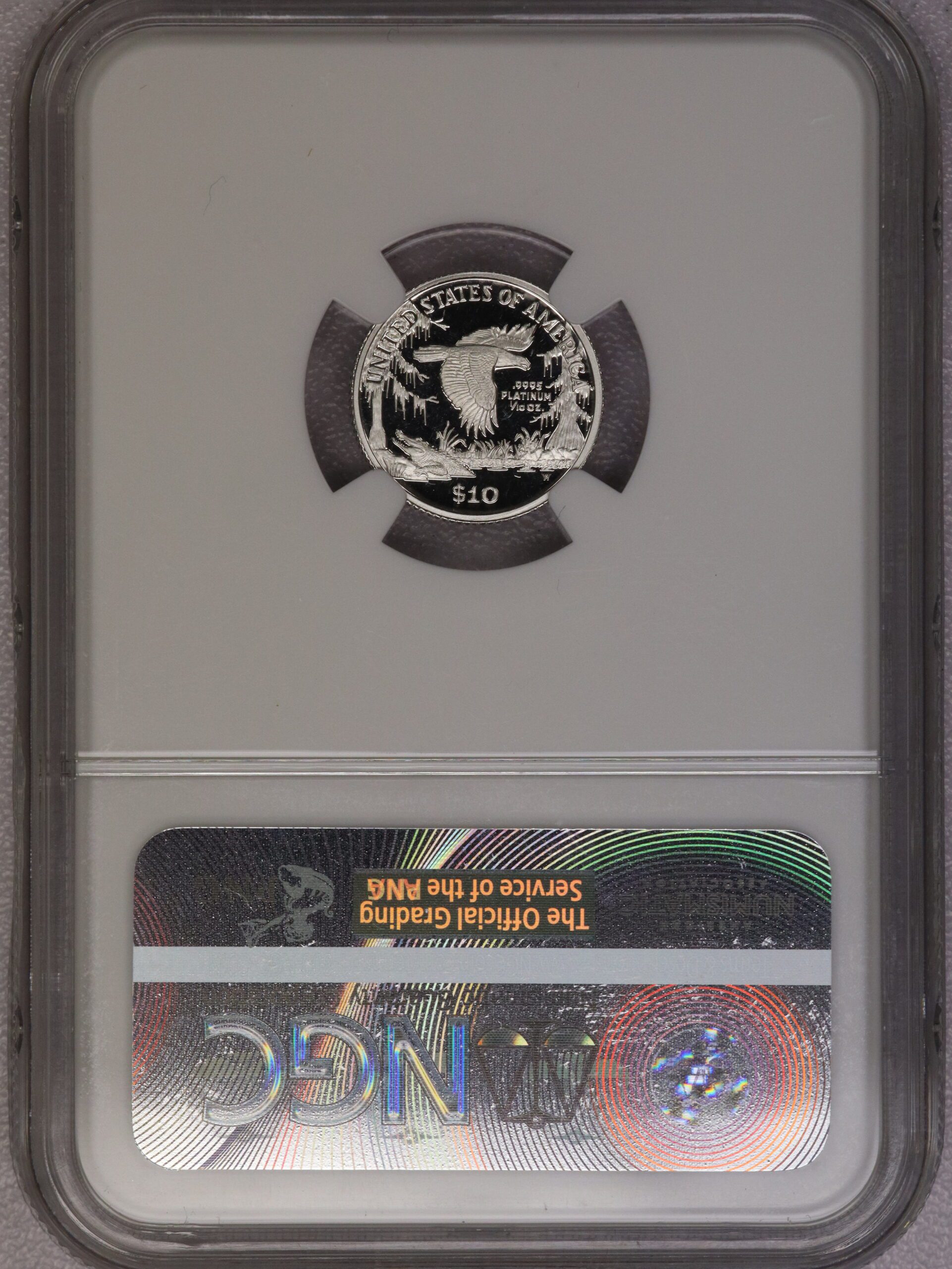 1999 W 1/10th $10 Platinum Eagle PF69 NGC - Image 2