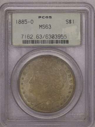 1885-O Morgan Dollar PCGS MS63