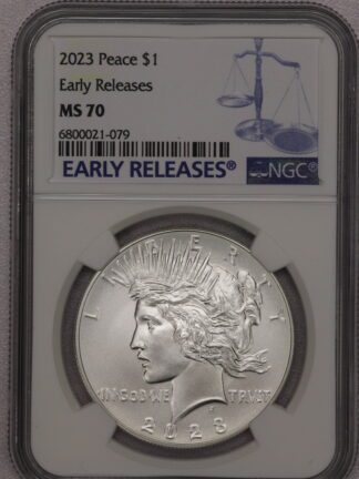 2023 Peace Dollar Early Releases NGC MS70