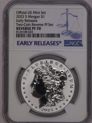 2025S Morgan $1 Early Releases Reverse Proof NGC PF70