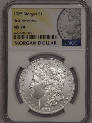 2025 Morgan Dollar First Releases NGC MS70