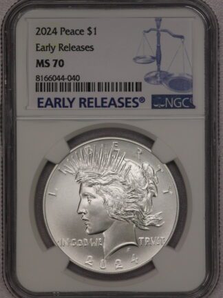 2024 Peace Dollar Early Releases MS70
