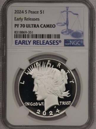 2024-S Peace Dollar Early Releases NGC PF70