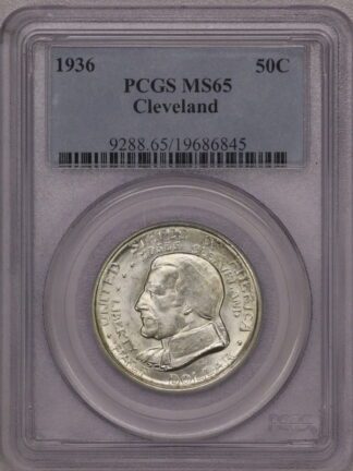 1936 Commemorative Cleveland PCGS MS65