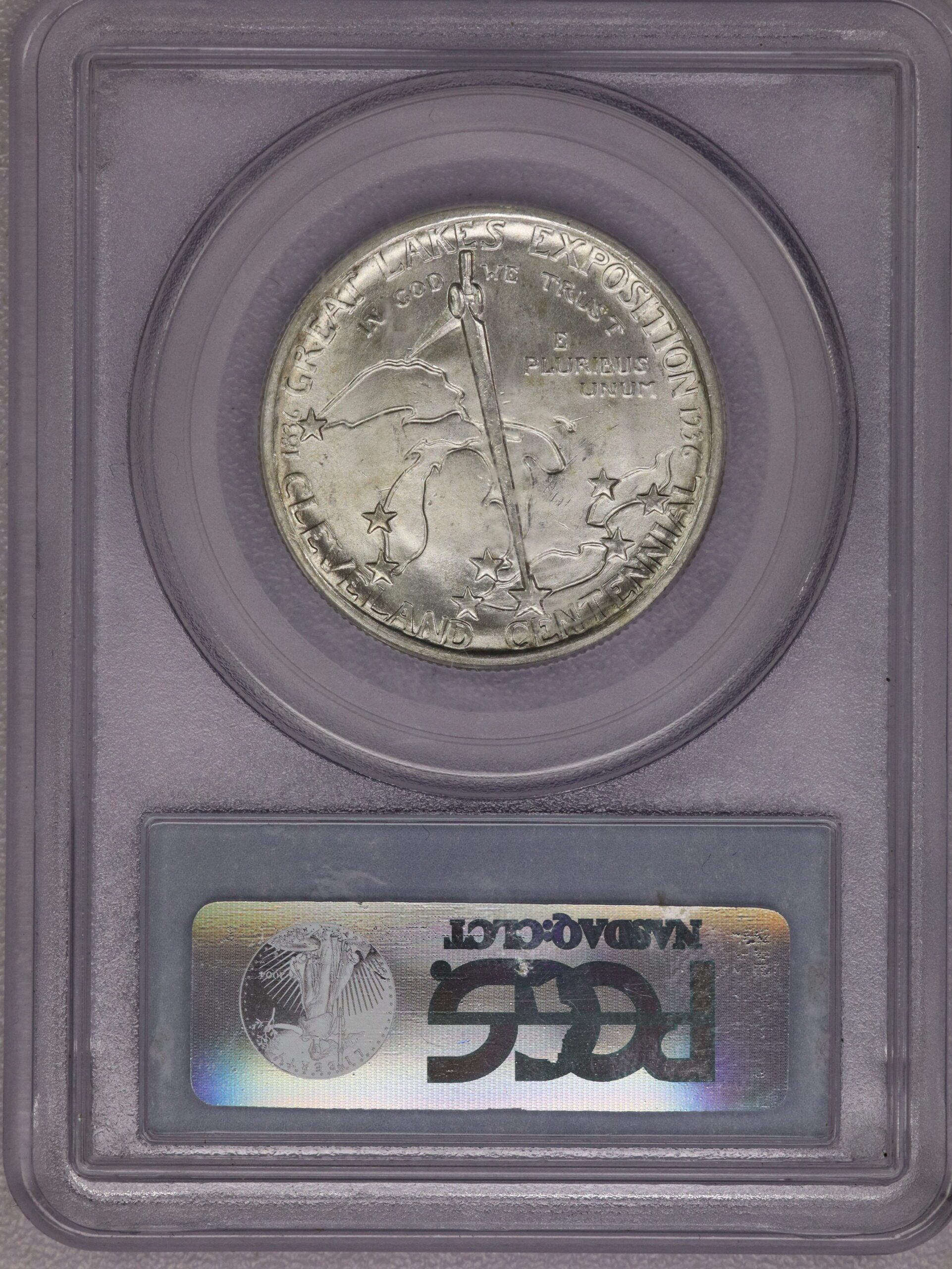 1936 Commemorative Cleveland PCGS MS65 - Image 2