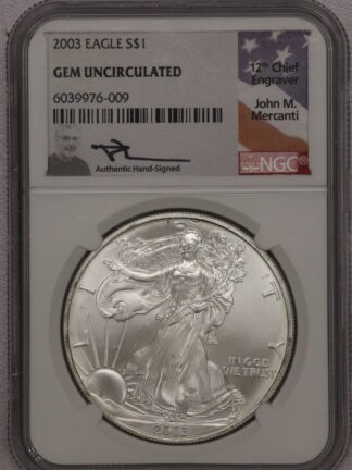 2003 Silver Eagle NGC Gem Uncirculated