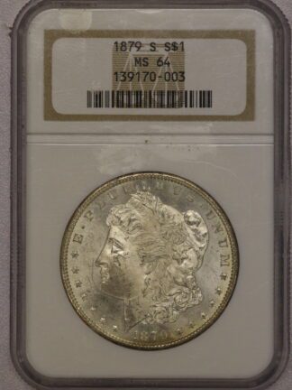 1879-S Morgan Dollar NGC MS64