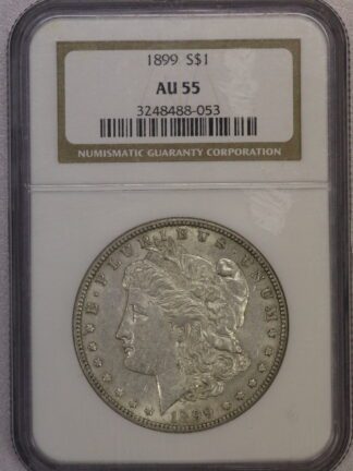 1899 Morgan Dollar NGC AU55