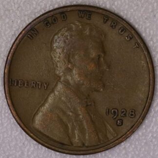 1928-S Large S Lincoln Cent Fine