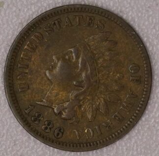 1886 Variety One Indian Head Cent Fine