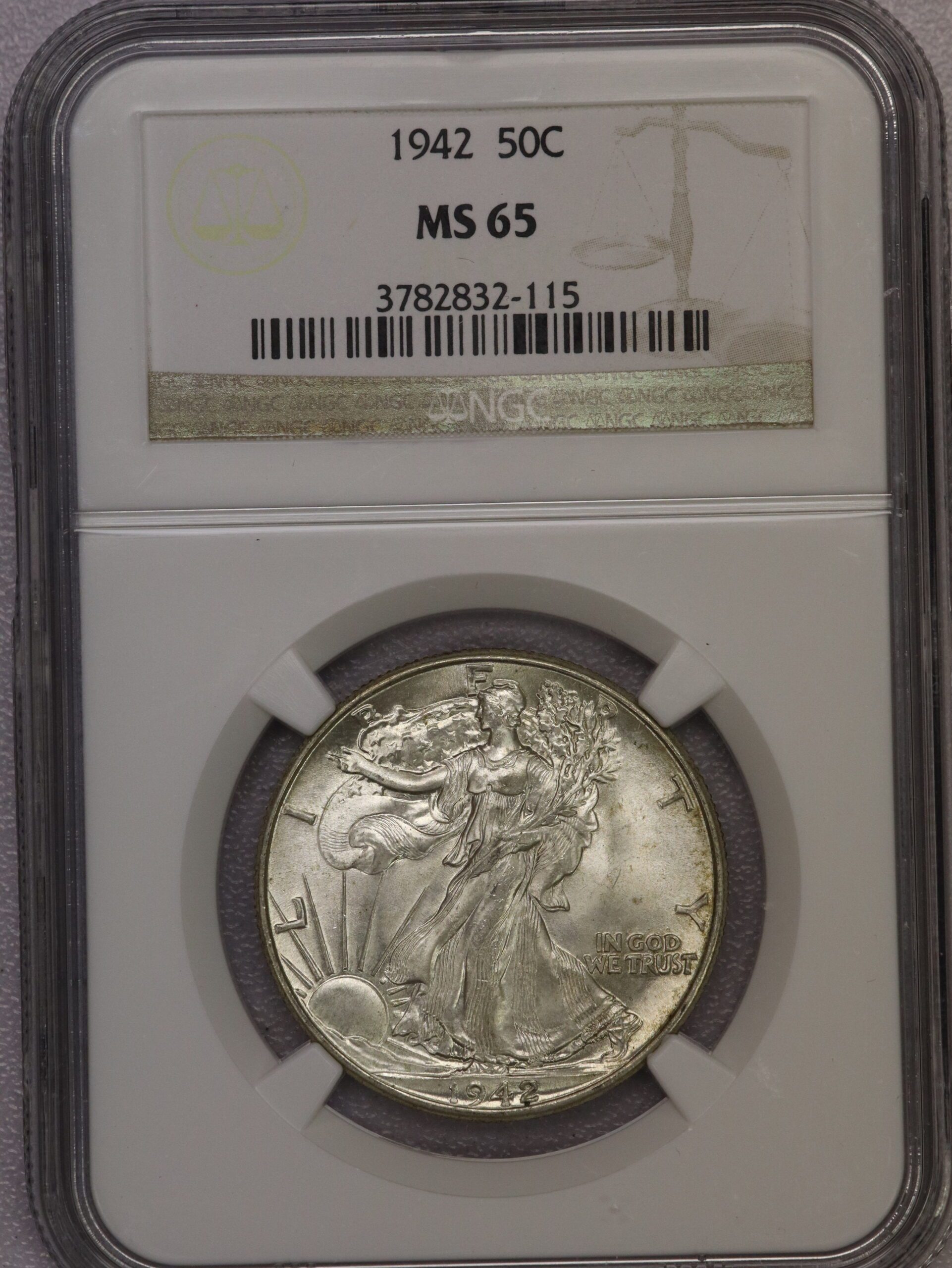 1942 Walking Liberty Half NGC MS65 – Portsmouth Coin & Currency Co
