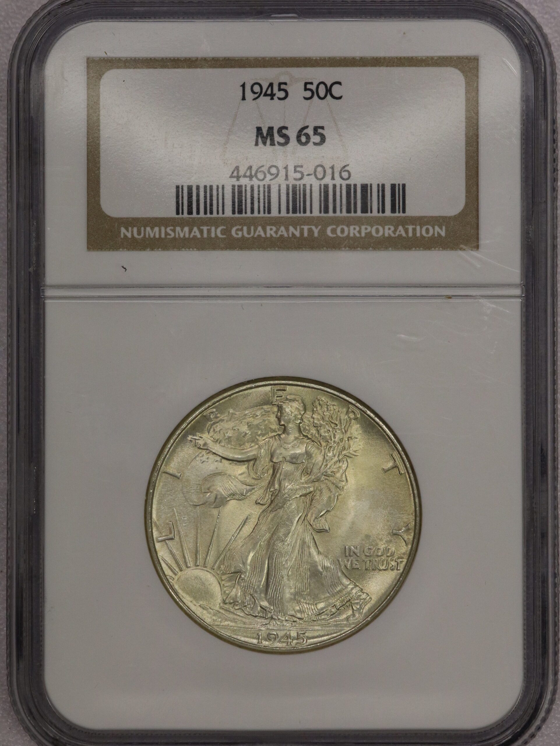 1945 Walking Liberty Half NGC MS65 – Portsmouth Coin & Currency Co