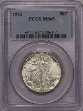 1945 Walking Liberty Half PCGS MS65