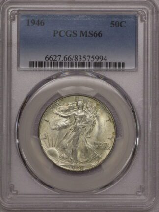 1946 Walking Liberty Half Dollar PCGS MS66