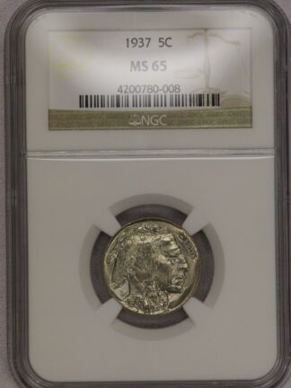 1937 Buffalo Nickel NGC MS65