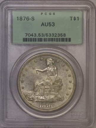 1876 S Trade Dollar PCGS AU53