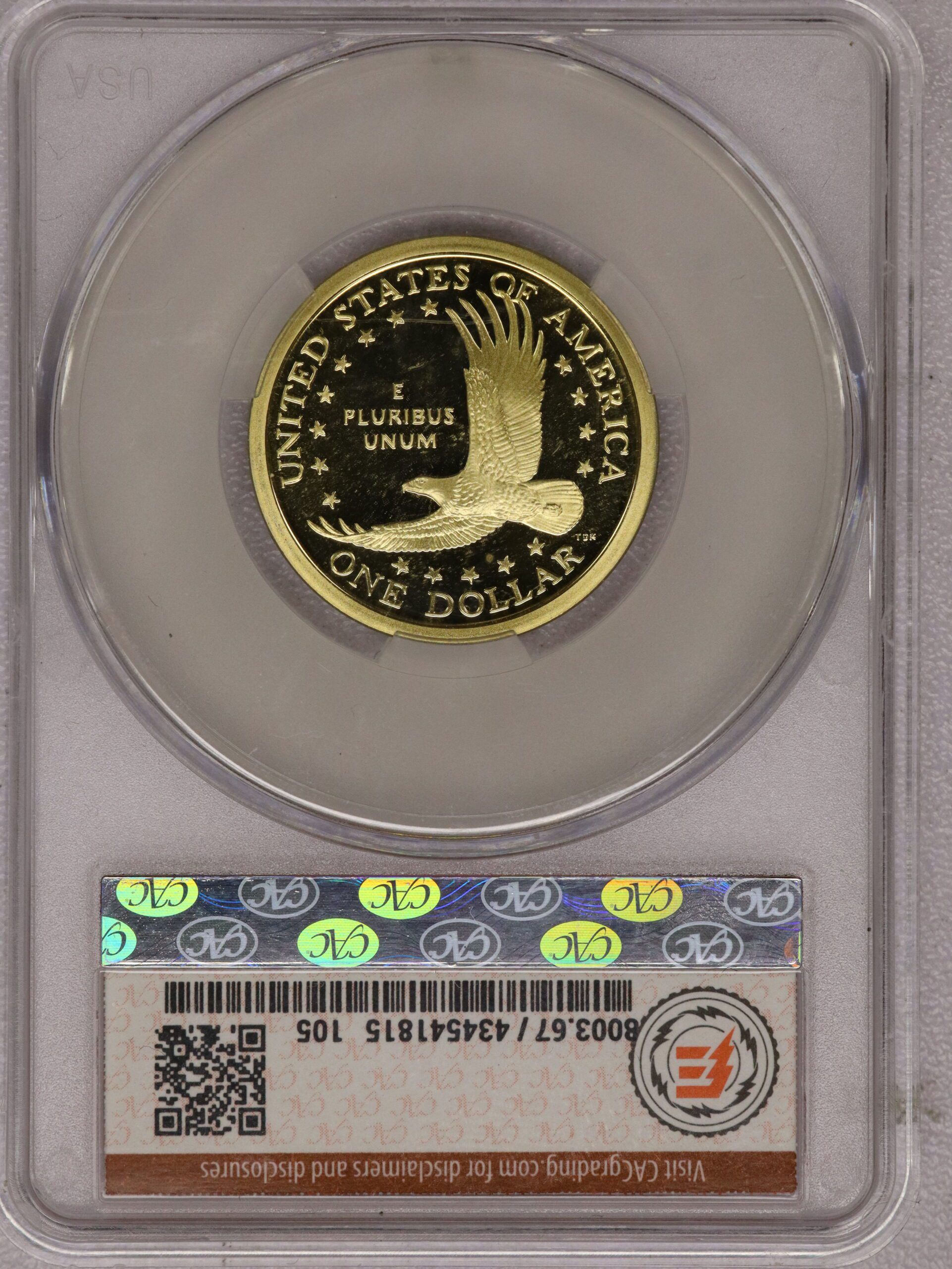 2003-S Sacagawea Proof Dollar CAC PR67 DCAM - Image 2