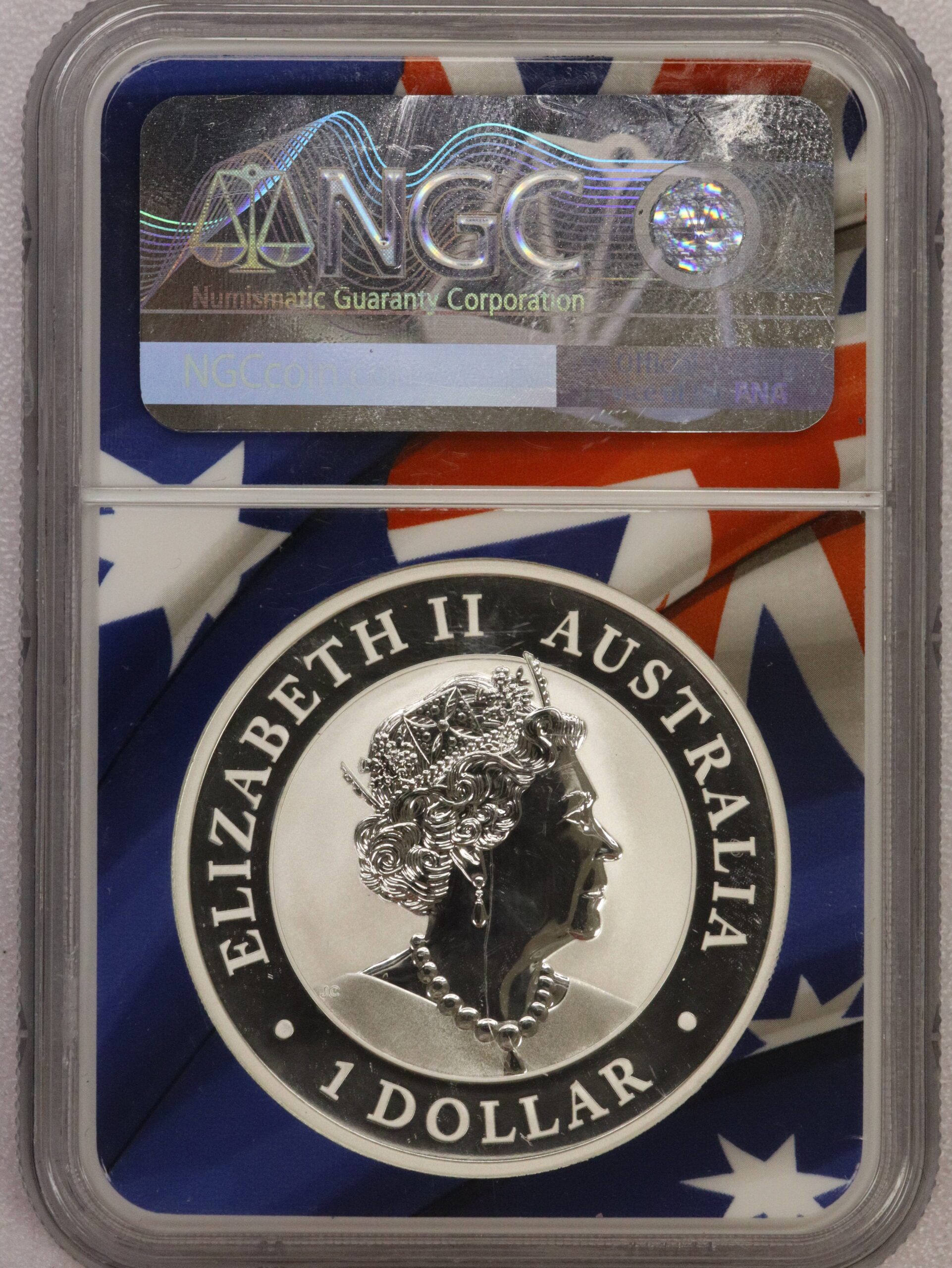 2019 Australian Wedged Tail Eagle 1 oz Fine Silver MS70 NGC - Image 3