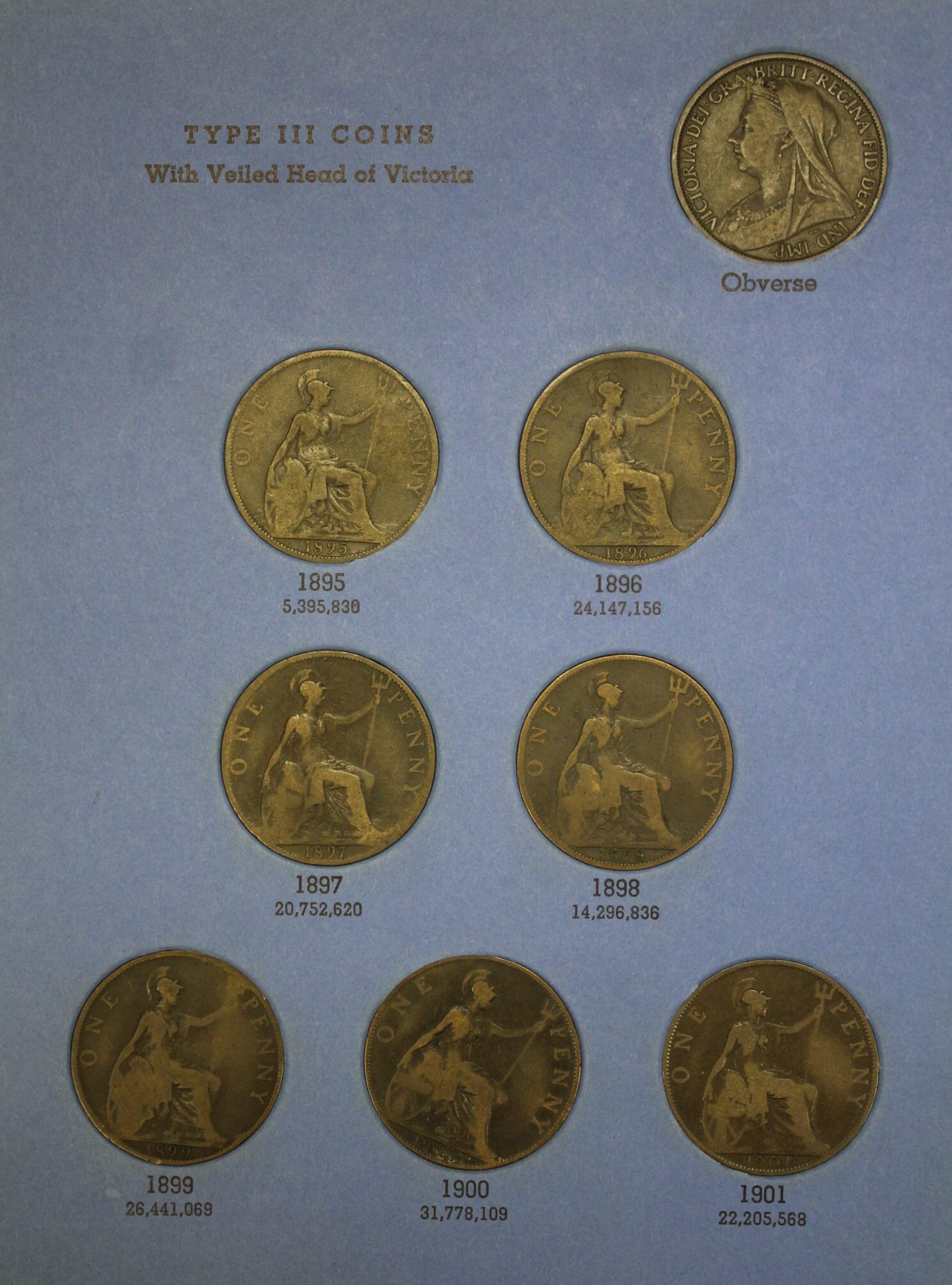 1881 to 1901 Great Britain Pennies Collection #2 Complete with 23 Pennies - Image 4
