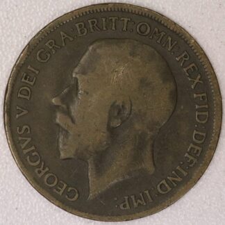 1919-H Great Britain Large Penny Semi Key Date
