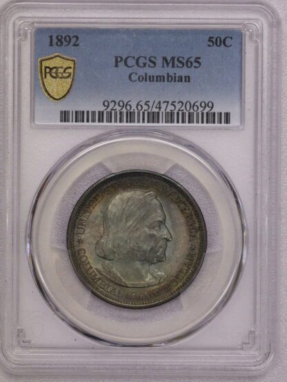 1892 Columbian Commemorative Half Dollar PCGS MS65 – Portsmouth
