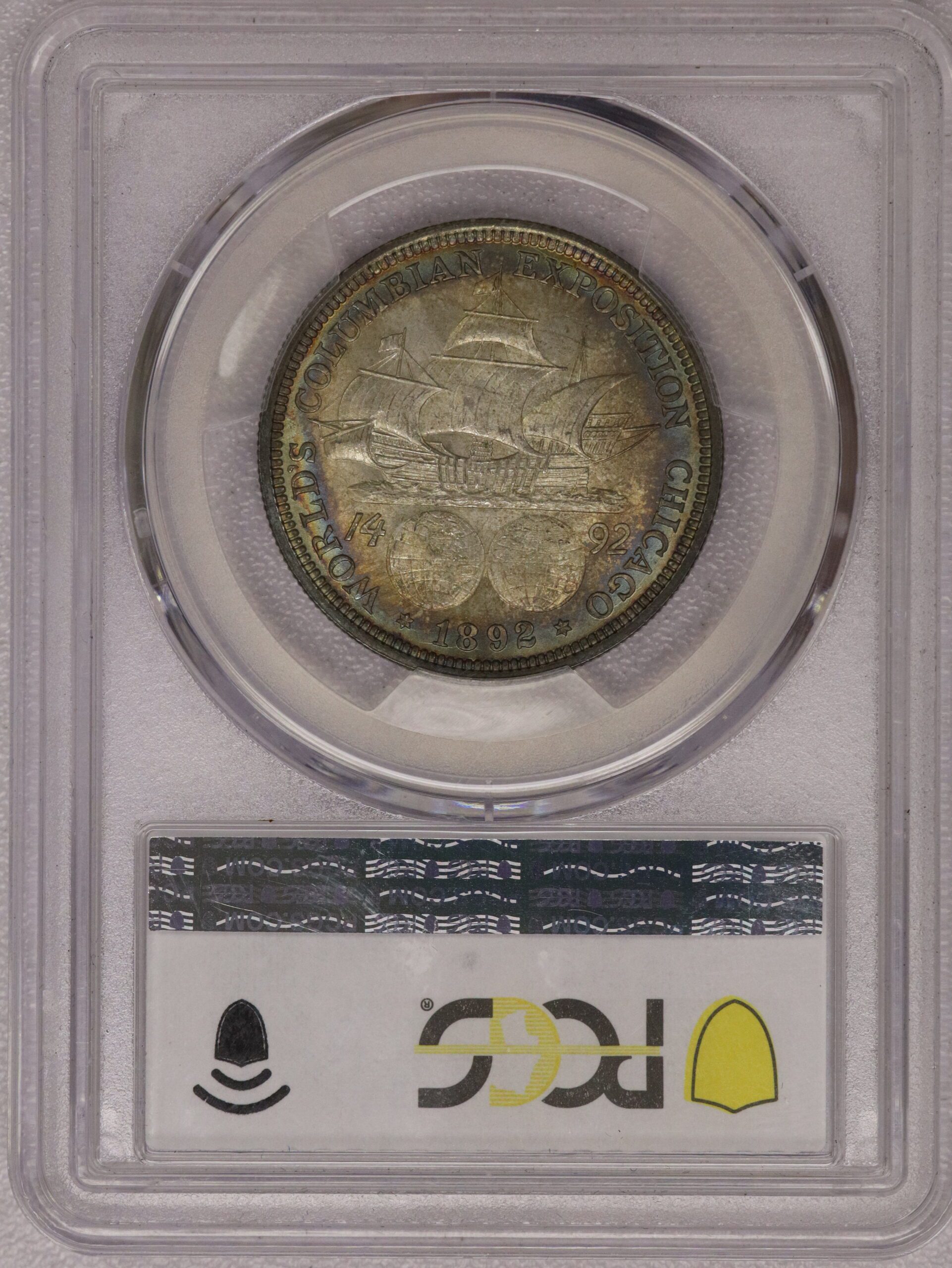1892 Columbian Commemorative Half Dollar PCGS MS65 - Image 2