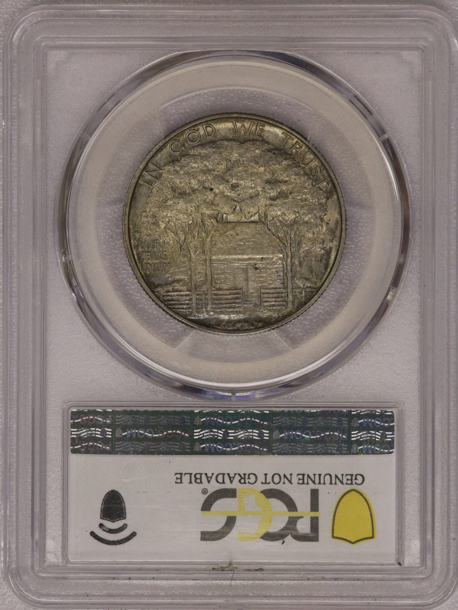 1922 Grant Commemorative Half Dollar With Star PCGS Cleaned UNC Details - Image 2