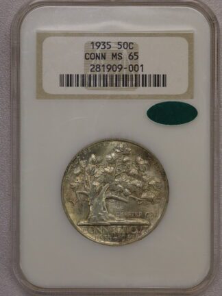 1936 Connecticut Commemorative Half Dollar NGC MS65 CAC