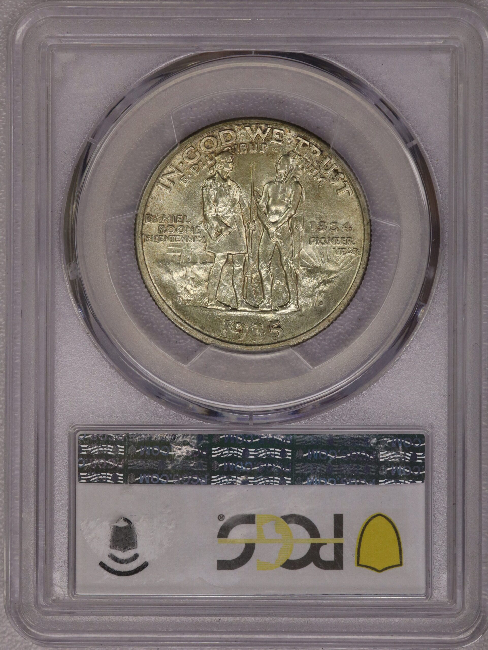 1935/34-D Boone Commemorative Half Dollar PCGS MS64 - Image 2