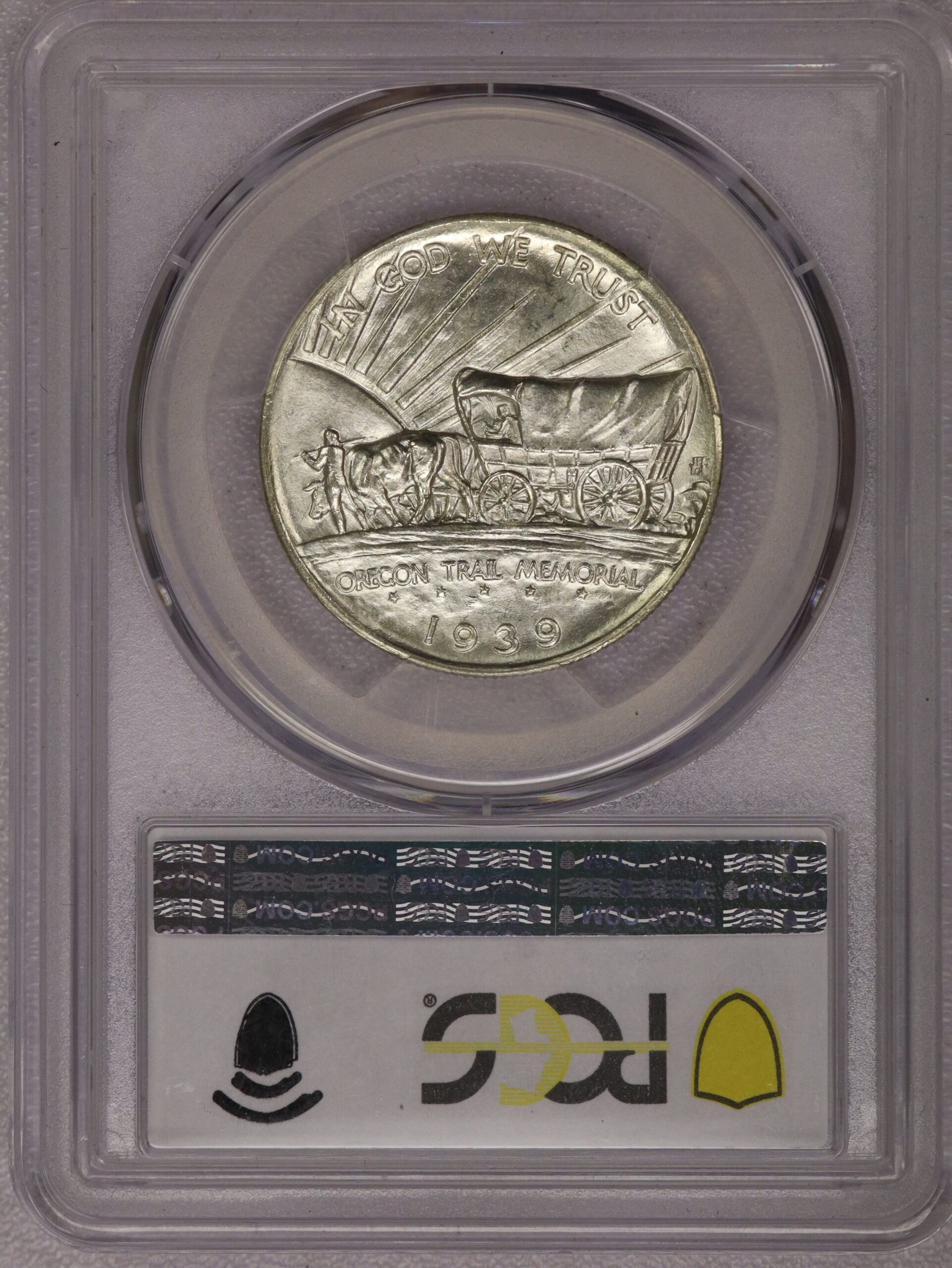 1939-S Oregon Commemorative Half Dollar PCGS MS66+ - Image 2