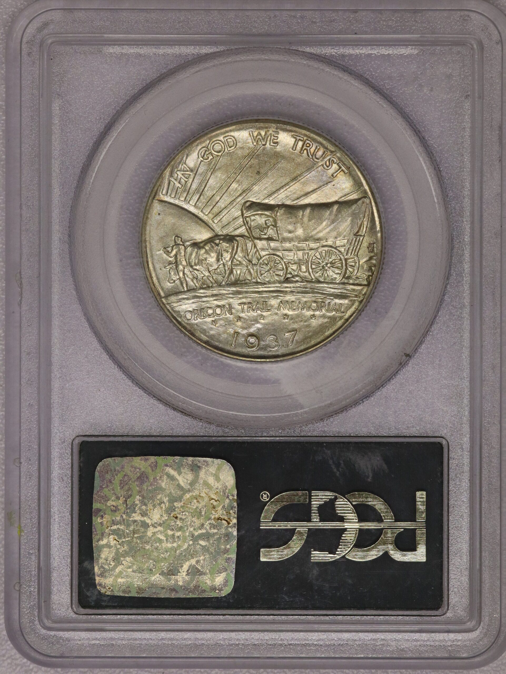 1937-D Oregon Commemorative Half Dollar PCGS MS65 - Image 2