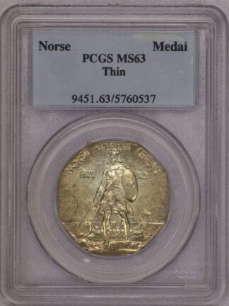1925 Norse Medal PCGS MS63 Thin