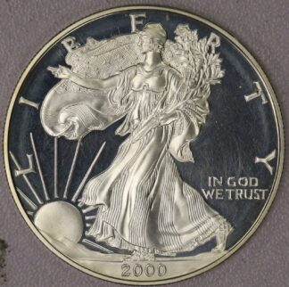 AUCTION-   2000-P Proof American Silver Eagle No Box or Papers
